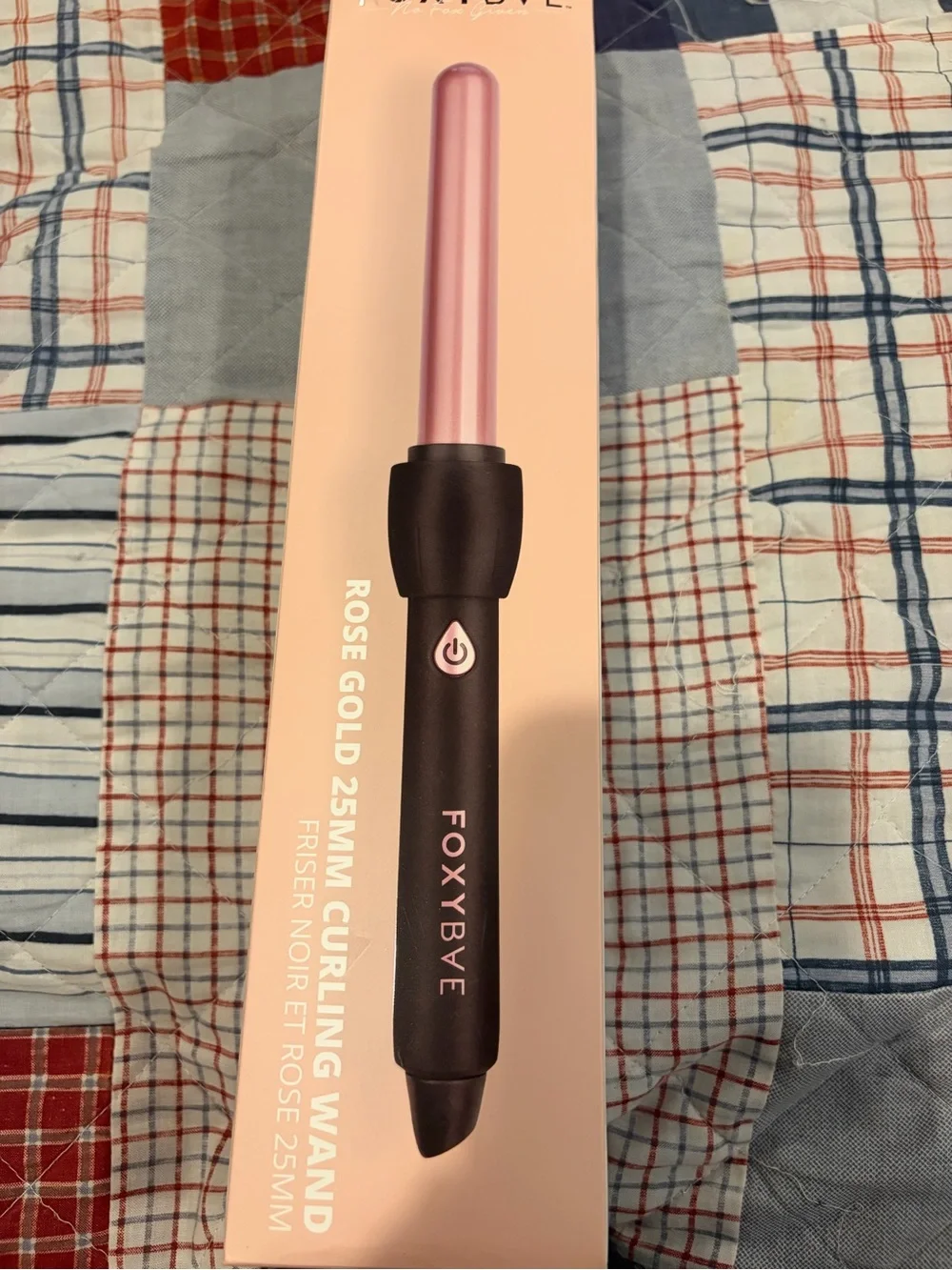 FoxyBae Rose Gold 25mm Curling Wand